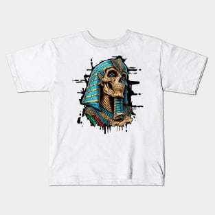 Egyptian Mummy Skull Kids T-Shirt